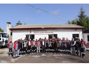 Seydişehir Belediyesi çalışanları bayramlaştı