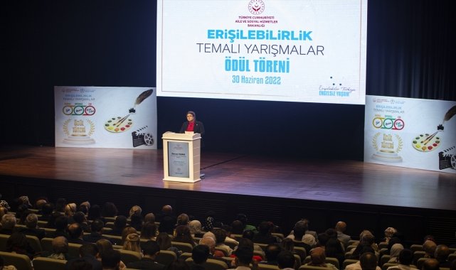 Bakan Yanık, "Erişilebilirlik Temalı Yarışmalar Ödül Töreni"nde konuştu: