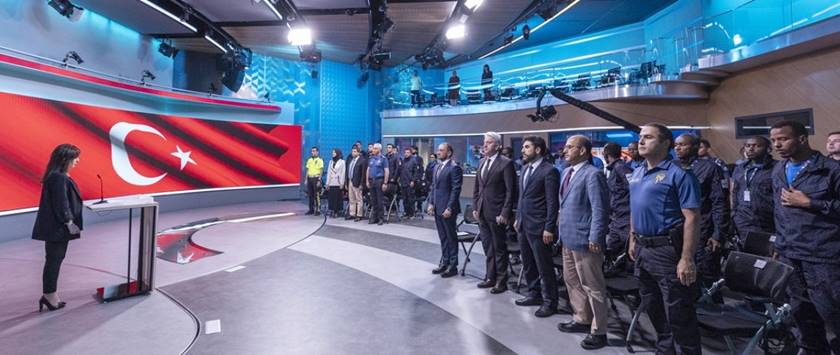 AA'nın "21. Dönem Savaş Muhabirliği Eğitimi"ni tamamlayan gazeteciler sertifikalarını aldı