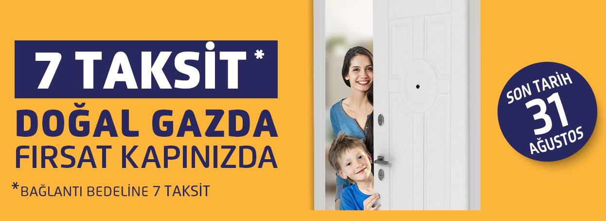 Enerya'dan doğal gazda 7 taksit fırsatı