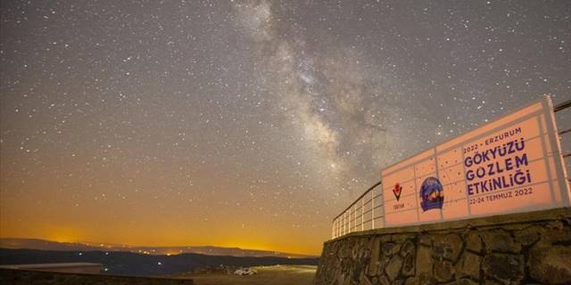 Gökyüzünün gözleneceği Doğu Anadolu Gözlemevi'nde gece yıldız şöleni