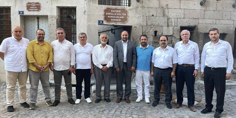 Milletvekili Karayel, Kayseri Gönüllü Kültür Kuruluşları Derneği'ni ziyaret etti