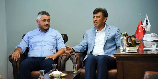AK Parti İl Başkanı Çalışkan'dan İnşaat Mühendisleri Odası'na ziyaret