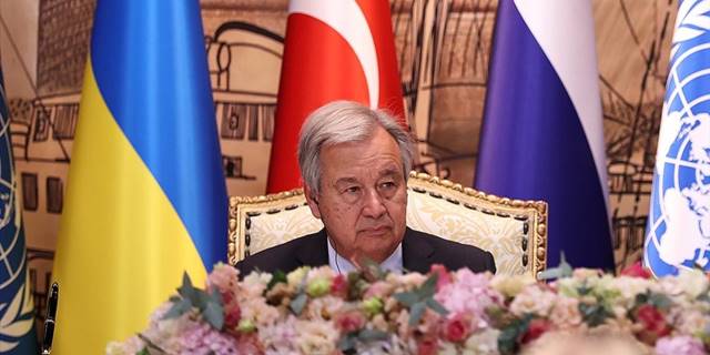 Guterres: Sayın Erdoğan'ın ısrarı tahıl koridoru anlaşmasının her aşamasında hayati öneme sahipti