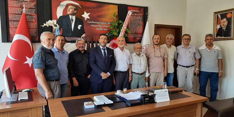 Beypazarı Milli Eğitim Müdürlüğüne atanan Cengiz Yılmaz'a ziyaret