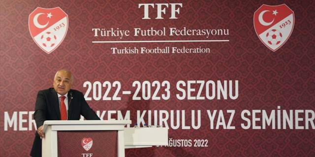 TFF Başkanı Büyükekşi: VAR ve saha hakemlerini ayırma kararı aldık