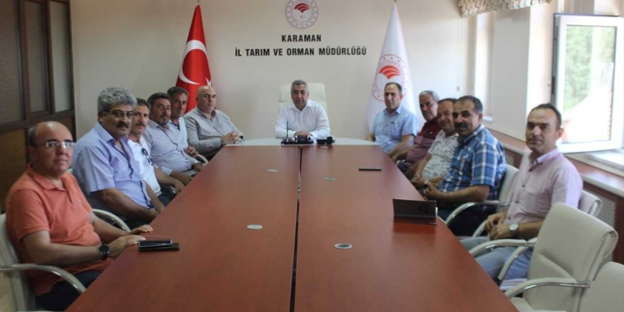 Karaman'da elma değerlendirme toplantısı yapıldı