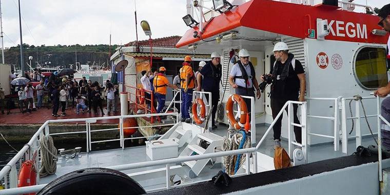 Müşterek Koordinasyon Merkezi temsilcileri, Ukrayna'dan gelen gemiyi denetlemek üzere yola çıktı