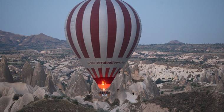 Kapadokya'da balon turlarına 7 ayda 327 bin 859 turist katıldı