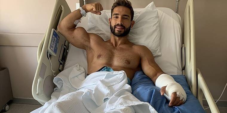 Sol el tarak kemiği kırılan milli cimnastikçi İbrahim Çolak, ameliyat edildi