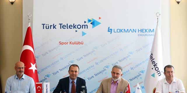 Türk Telekom Spor Kulübü, Lokman Hekim Sağlık Grubu ile sponsorluk anlaşması imzaladı