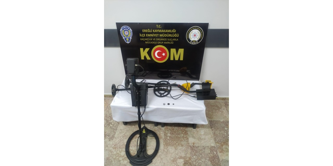 Konya'da 3 adet tarihi eser ele geçirildi