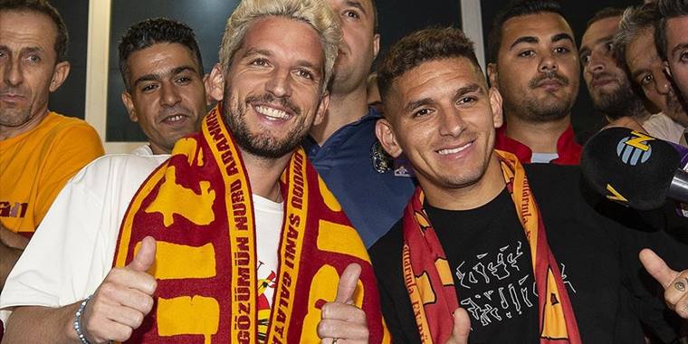 Dries Mertens ve Lucas Torreira Galatasaray'da