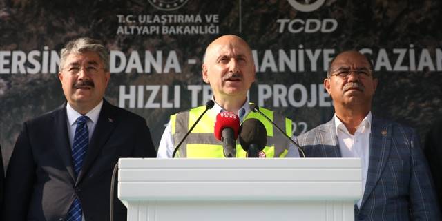 Bakan Karaismailoğlu, Osmaniye'de hızlı tren projesinin tünel yapım çalışmasını inceledi