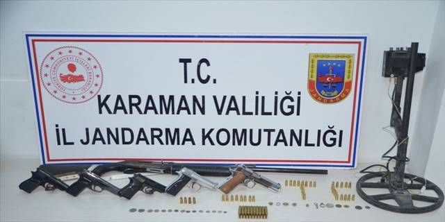 Karaman'da tarihi eser operasyonu