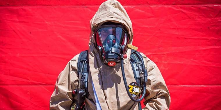 Arama ve kurtarma ekipleri sınırdaki olası nükleer sızıntıya karşı hazır