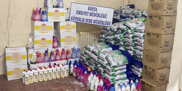 Konya'da 'Sahte Deterjan' Operasyonu
