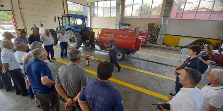 Ankara Büyükşehir Belediyesinden ilçelere su tankeri