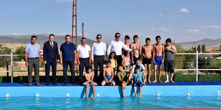 Kırıkkale'de 3 ilçeye yüzme havuzu yapıldı