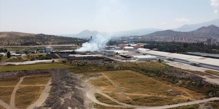 Kayseri Şeker Fabrikası'nın su soğutma kulesi yenileniyor