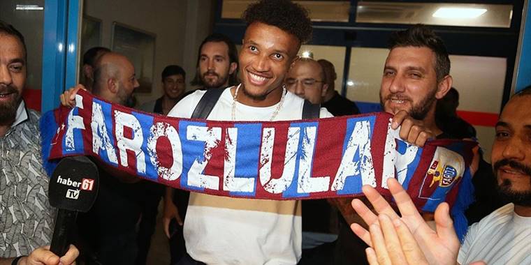 Trabzonspor'un transfer görüşmesi yaptığı Gbamin, Trabzon'a geldi