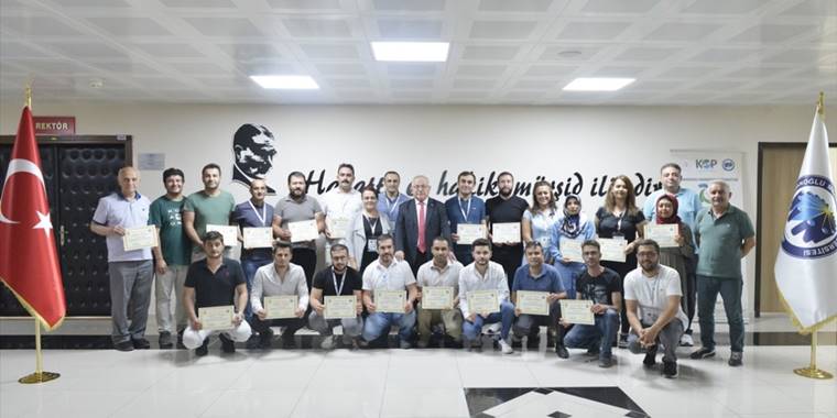 KMÜ'de Enerji Yöneticisi Eğitimlerine katılan ilk kursiyerler sertifikalarını aldı