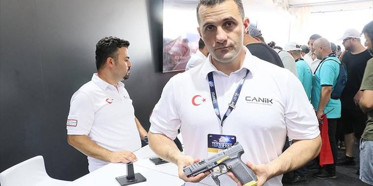ABD'de yılın tabancası ödülünü kazanan CANiK, ürünlerini TEKNOFEST KARADENİZ'de sergiliyor