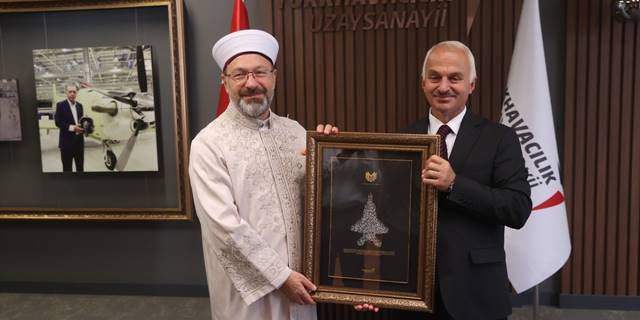 Diyanet İşleri Başkanı Ali Erbaş, TUSAŞ'ı ziyaret etti