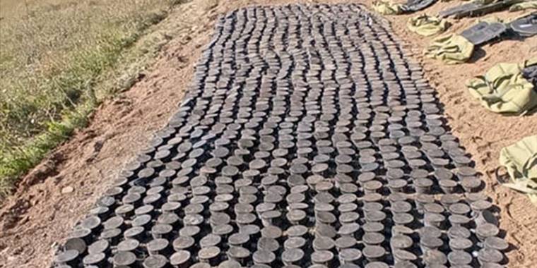 Laçın'da Ermenilerin döşediği 1318 mayın tespit edildi