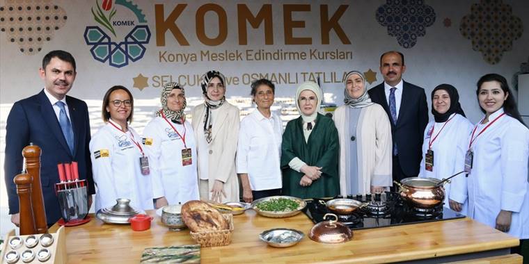 Emine Erdoğan, "Konya GastroFest"in açılışına katıldı