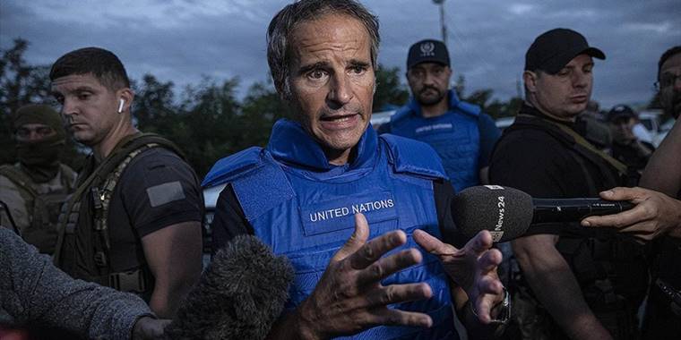 UAEA Direktörü Grossi: Zaporijya Nükleer Santrali'nin fiziksel bütünlüğü ihlal edildi