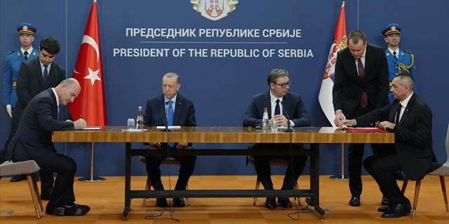 Türkiye ile Sırbistan arasında 7 anlaşma imzalandı