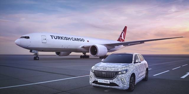 Turkish Cargo, Togg’u kış testleri için Arjantin’e taşıdı