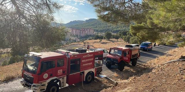 Adıyaman'da çıkan orman yangınına müdahale ediliyor