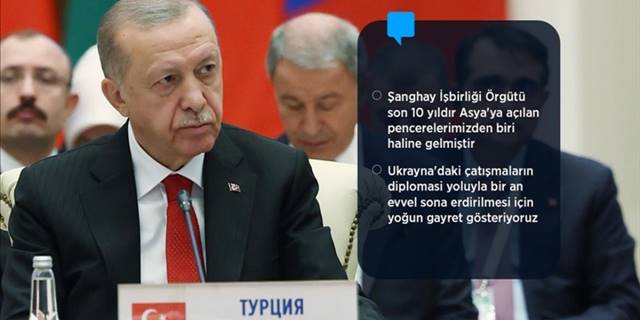 Amacımız bölgemizde ve ötesinde bir barış kuşağı tesis etmek