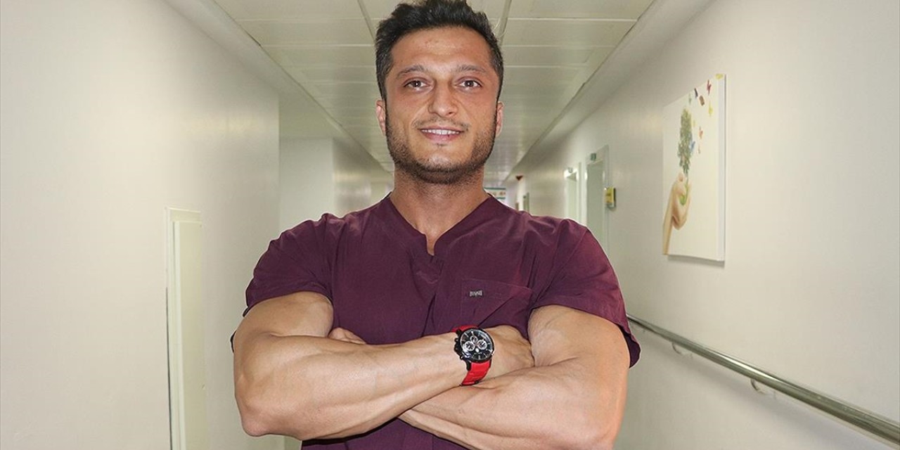 Vücut geliştirme bölge birincisi doktor Türkiye şampiyonluğuna hazırlanıyor