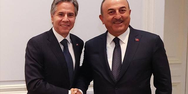 Çavuşoğlu, New York'ta Amerikalı mevkidaşı Blinken ile bir araya geldi