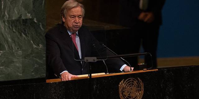 Guterres: Türkiye'nin desteğiyle sağlanan tahıl anlaşması dünya için umut