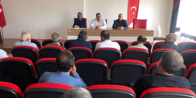 Ulaş'ta muhtarlar toplantısı gerçekleştirildi