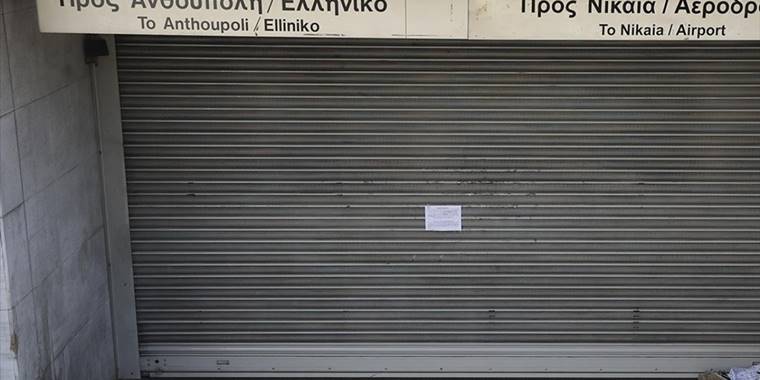 Atina'da toplu ulaşım çalışanlarından 24 saatlik grev