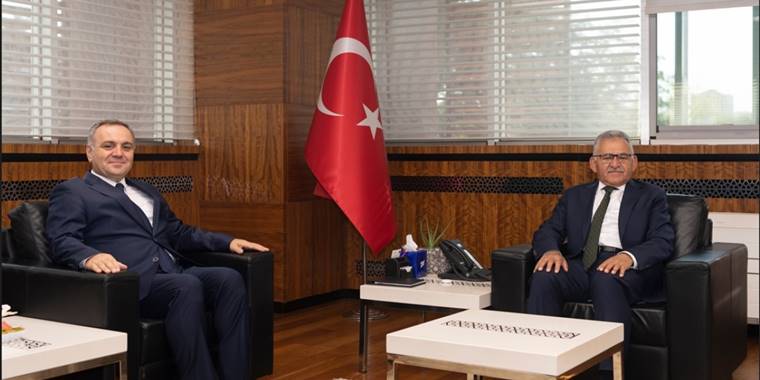 Rektörler Karamustafa ve Altun'dan Başkan Büyükkılıç'a ziyaret