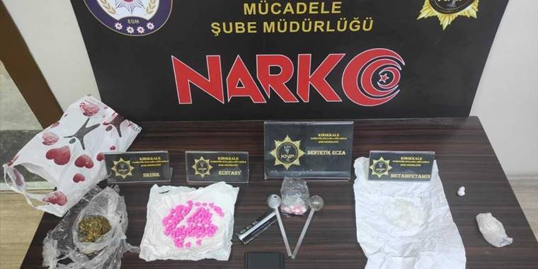 Kırıkkale'de uyuşturucu ticareti iddiasıyla bir şüpheli tutuklandı