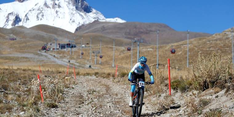 Uluslararası Erciyes MTB Cup Dağ Bisikleti Yarışları'nın son etabı yapıldı