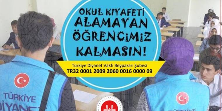 Beypazarı'nda "Okul Kıyafeti Alamayan Kalmasın Projesi" başlatıldı