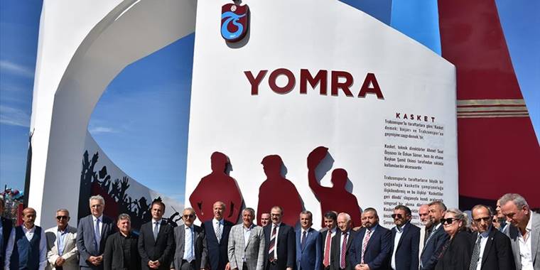 Trabzon'da yapımı tamamlanan Şampiyonluk Anıtı açıldı