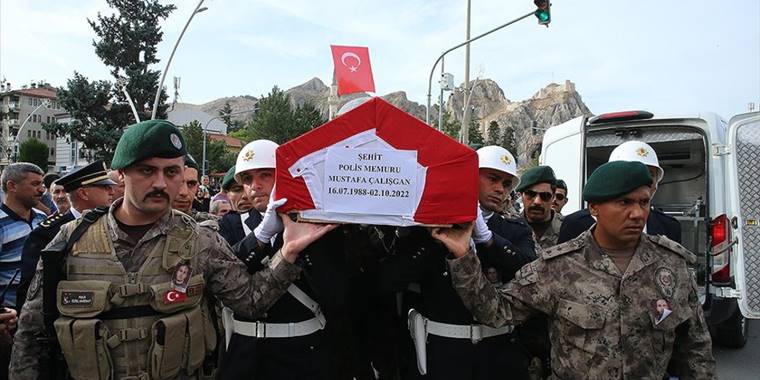 Şehit Özel Harekat Polisi Çalışgan, Tokat'ta son yolculuğuna uğurlandı