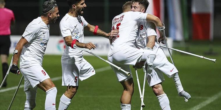 Ampute Futbol Milli Takımı, Liberya'yı 5-0 yendi
