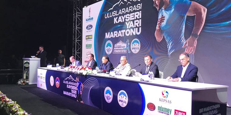 Uluslararası Kayseri Yarı Maratonu'nun tanıtım toplantısı yapıldı