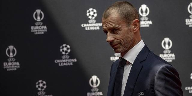 UEFA Başkanı Ceferin'den Avrupa Süper Ligi açıklaması:  Benim için artık böyle bir sorun yok