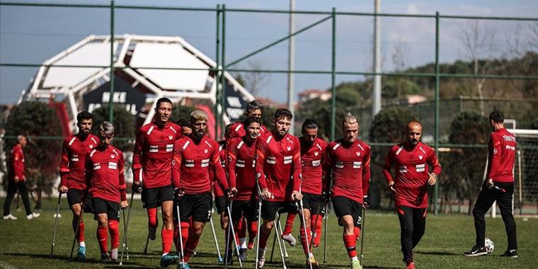 Ampute Futbol Milli Takımı'nda gözler Meksika maçına çevrildi